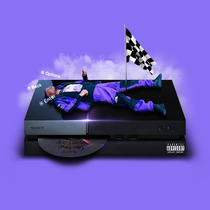 Playstation (Pull Up) — TLOP 5 — Photo-composite mixtape cover by Geraldine Creative Co.