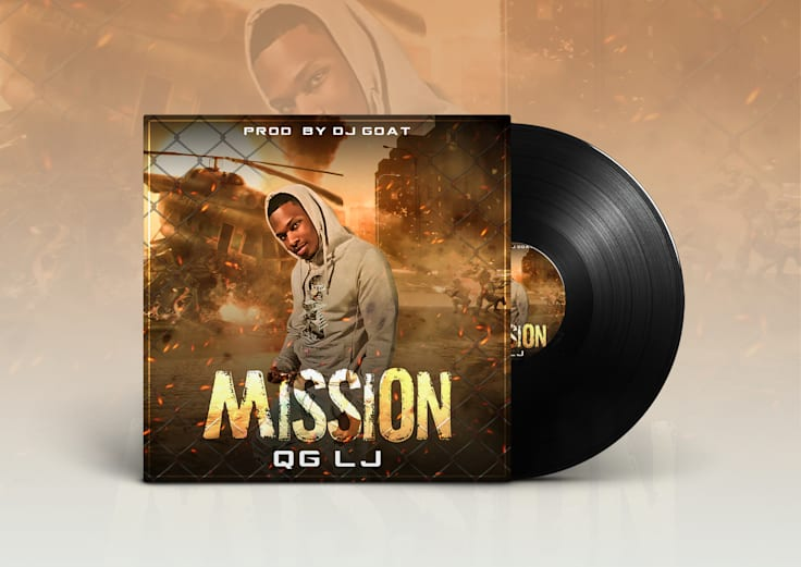 Mission — QG LJ — Single cover and vinyl presentation by Geraldine Creative Co.